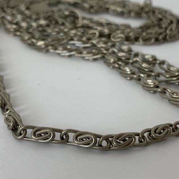 Long silver tone Chain or bag strap - Picture 2 of 7